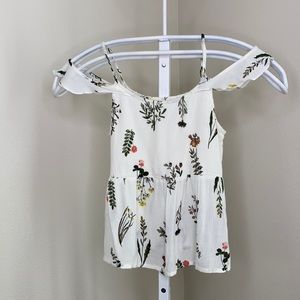 Girls ONEILL White Flower Top